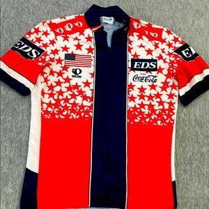 Men's Red Cycling Shirt